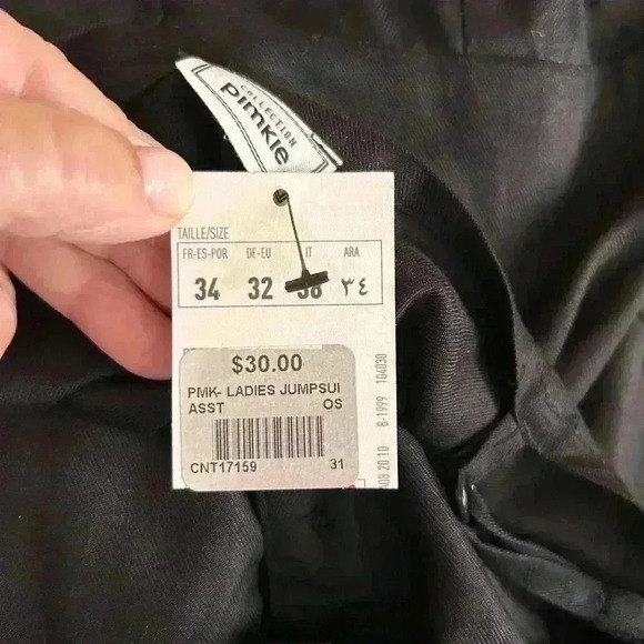 BNWT Black Pimkie Collection Jumpsuit Size XS  (0) - Picture 11 of 13